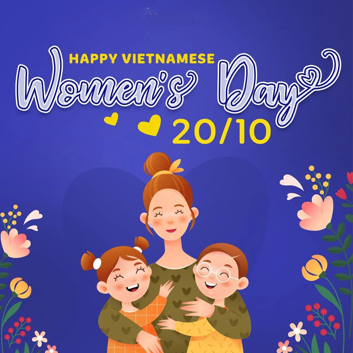 Hình ảnh 20-10 đẹp cho mẹ, vợ, bạn bè
