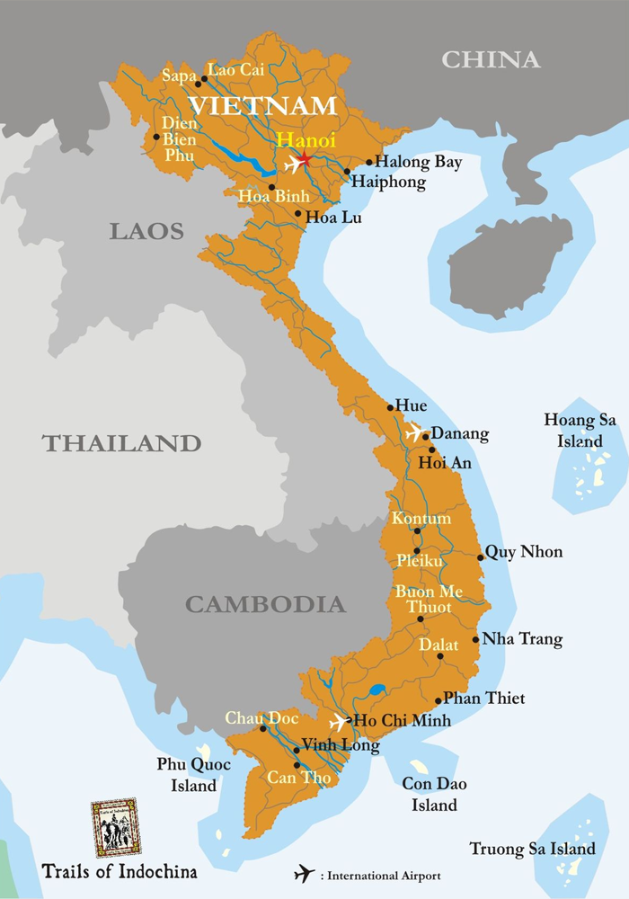 Hình ảnh bản đồ Việt Nam rõ nét