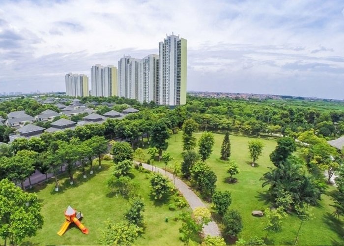 Hình ảnh cây xanh trong đô thị, công viên