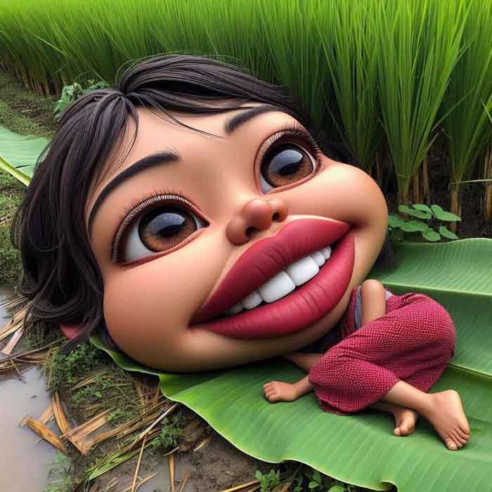 Hình ảnh cô gái xấu xí