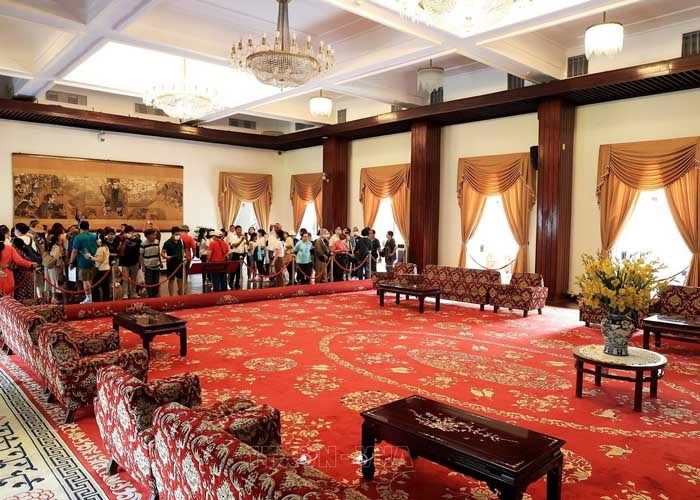 Hình ảnh của Dinh Độc Lập bên trong