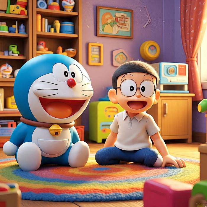 Hình ảnh Doraemon và những người bạn