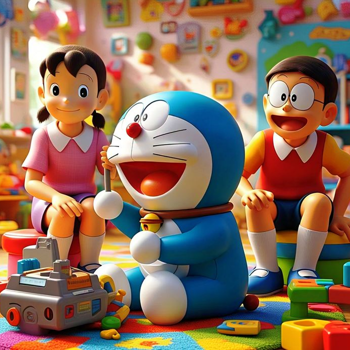 Hình ảnh Doraemon và những người bạn