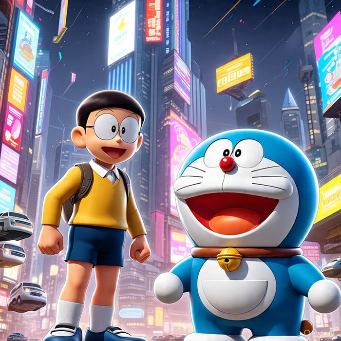 Hình ảnh Doraemon và những người bạn