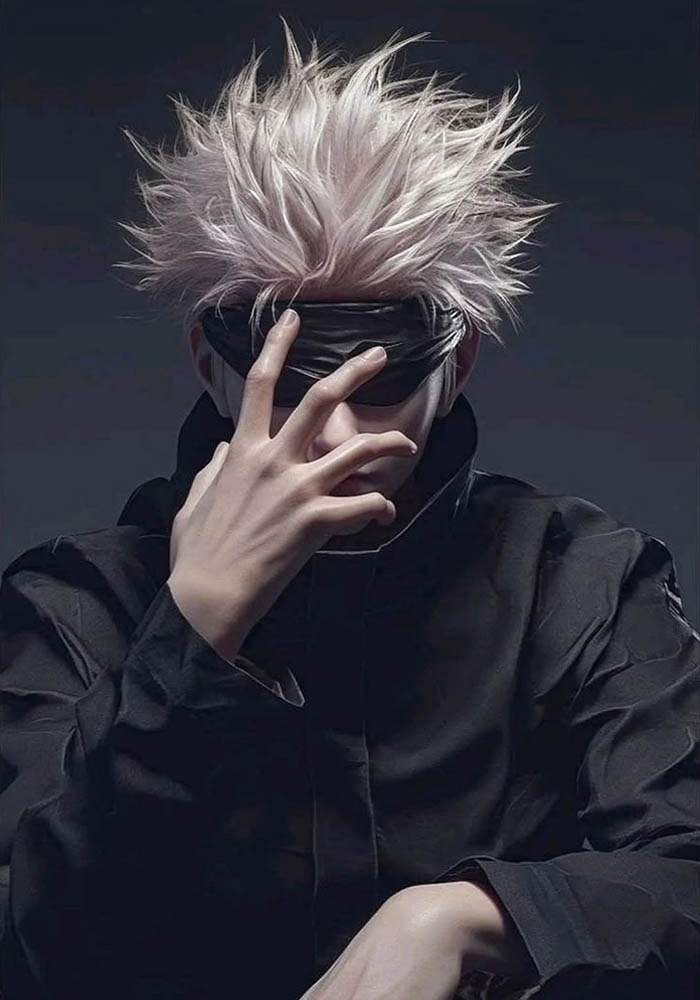 Hình ảnh Gojo cosplay ngoài đời