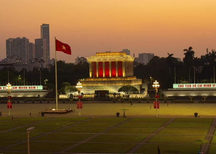 Ảnh lăng Bác Hồ toàn cảnh