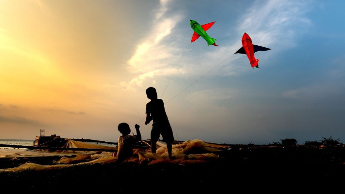 Hình ảnh quê hương với vườn rau xanh má
