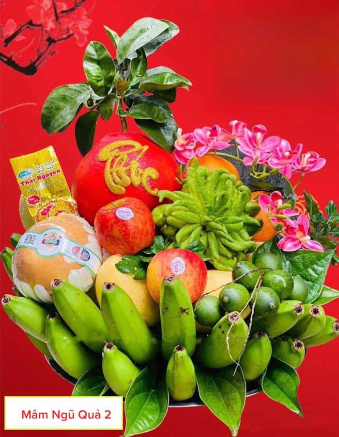 Hình ảnh mâm ngũ quả đẹp nhất ấn tượng
