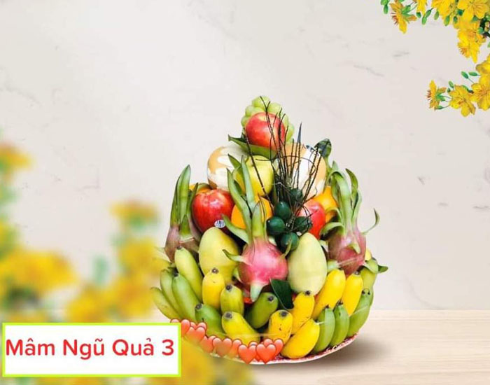 Hình ảnh mâm ngũ quả đẹp nhất ấn tượng