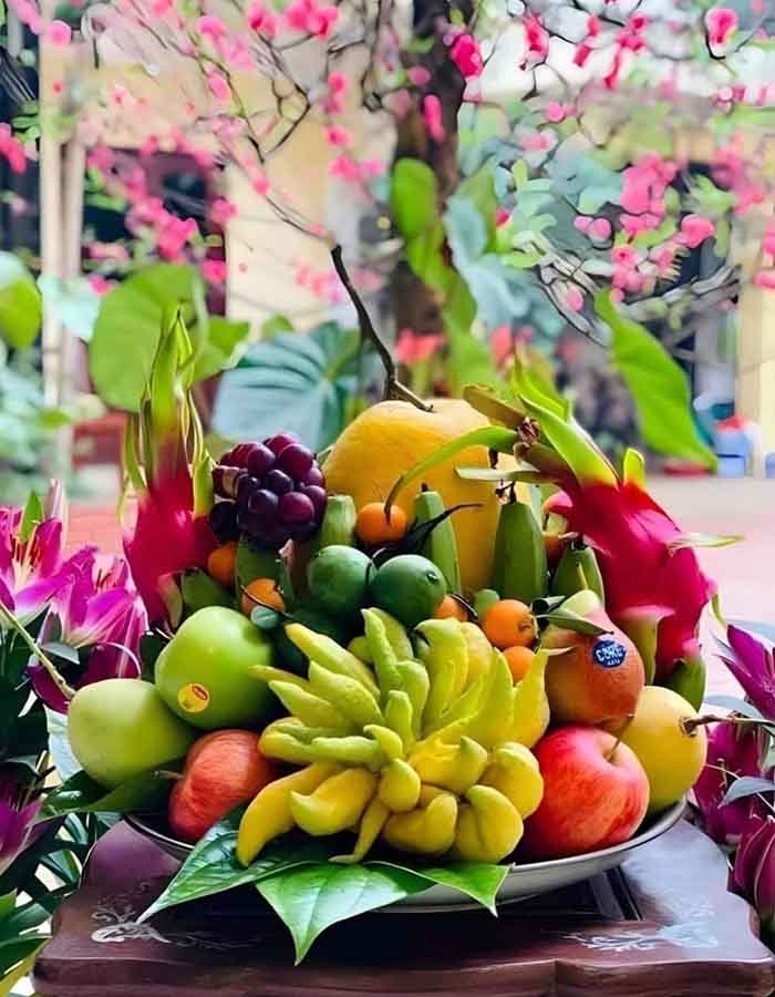 Hình ảnh mâm ngũ quả đẹp nhất ấn tượng