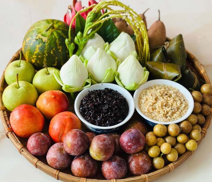 Hình ảnh mâm ngũ quả đẹp nhất ấn tượng