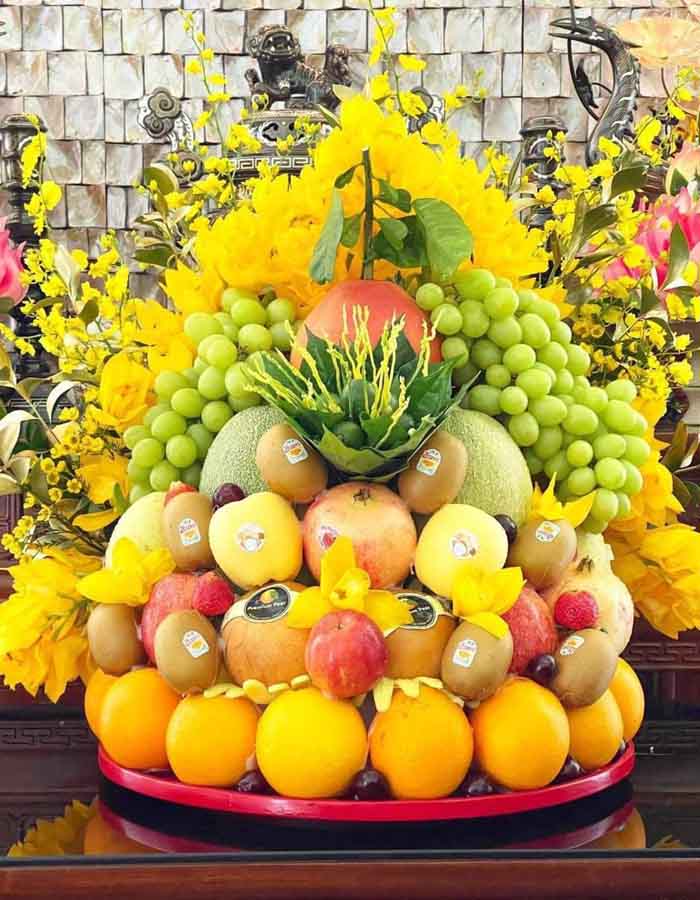 Hình ảnh mâm ngũ quả đẹp nhất đặc sắc