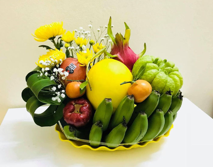 Hình ảnh mâm ngũ quả đẹp nhất hoa quả tươi