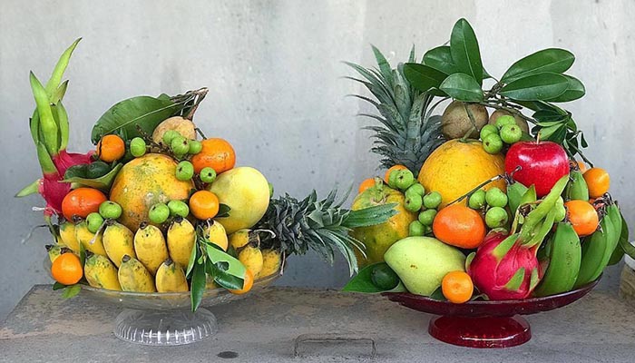 Hình ảnh mâm ngũ quả đẹp nhất ngày rằm