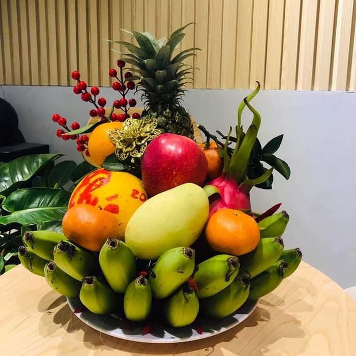 Hình ảnh mâm ngũ quả đẹp nhất ngày Tết