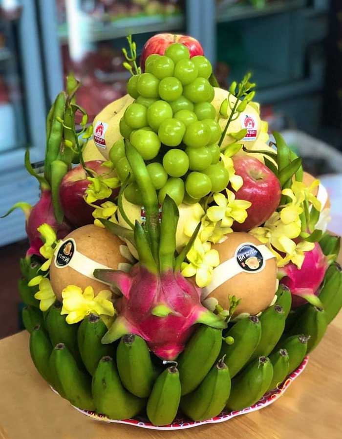 Hình ảnh mâm ngũ quả đẹp nhất sang trọng