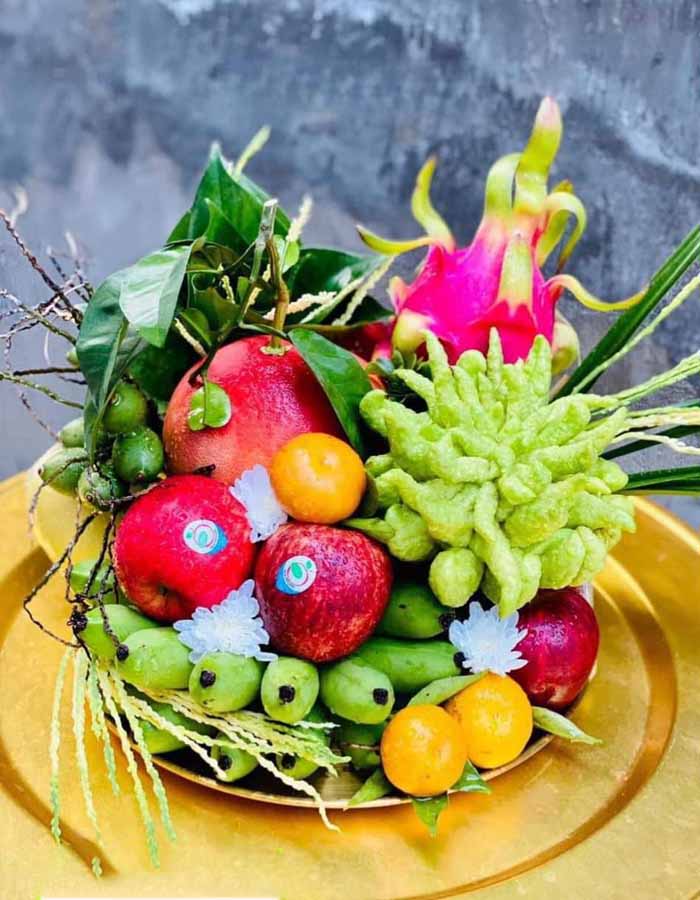 Hình ảnh mâm ngũ quả đẹp nhất trang trọng