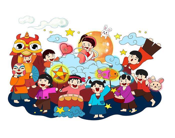 Hình ảnh Trung thu hoạt hình