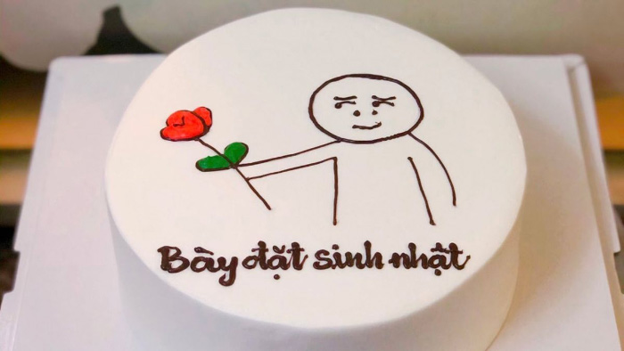Ảnh bánh sinh nhật kiểu Hàn Quốc