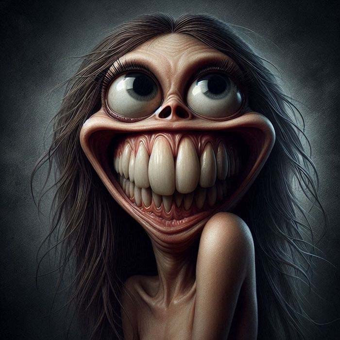 Hình gái xấu độc đáo