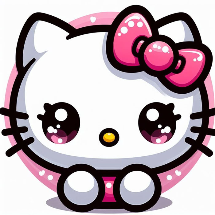 Hình Hello Kitty kute dễ thương