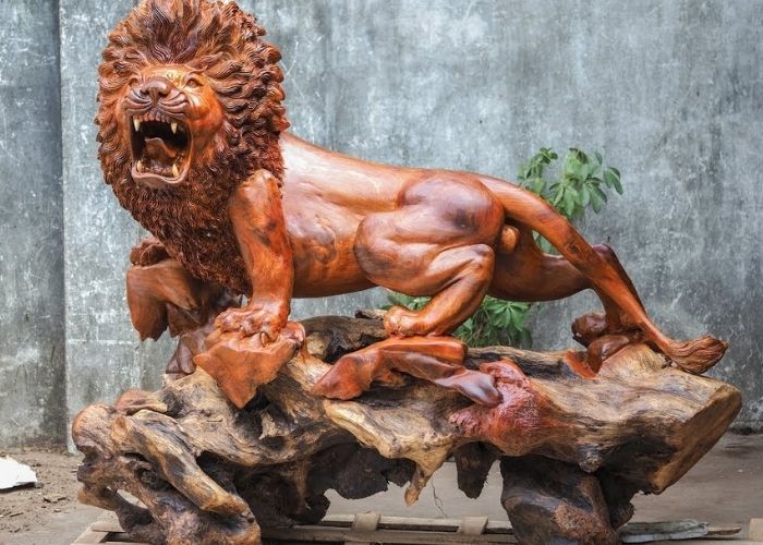 Hình sư tử trong tranh vẽ, điêu khắc và tượng nghệ thuật