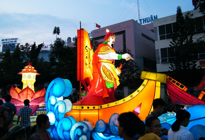 Những chiếc đèn Trung thu rực rỡ
