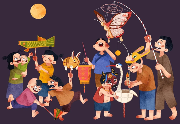 Rước đèn Trung thu truyền thống